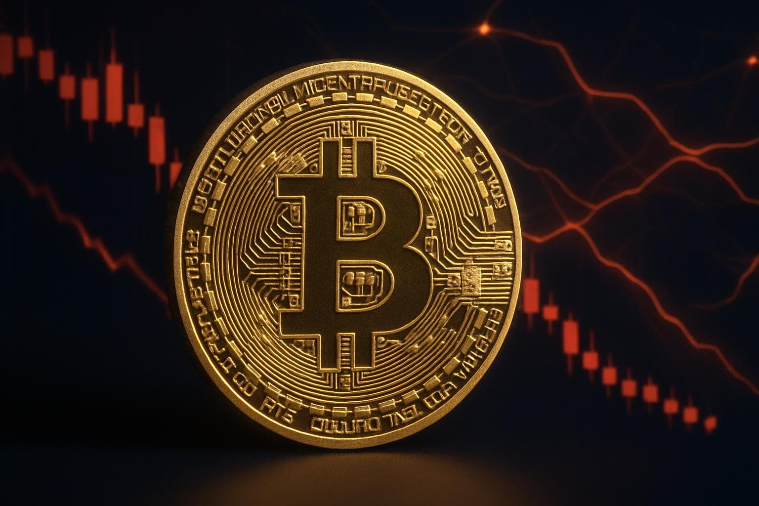Imagem de destaque: Bitcoin cai 3% a US$87 mil com cenário macro, dúvidas em IA e alta venda