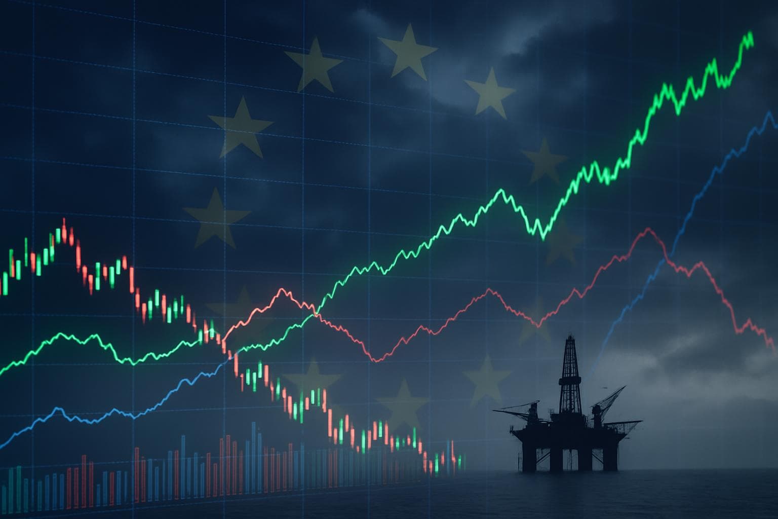 Imagem de destaque: Bolsas da Europa fecham mistas antes do Fed; Galp despenca em Lisboa