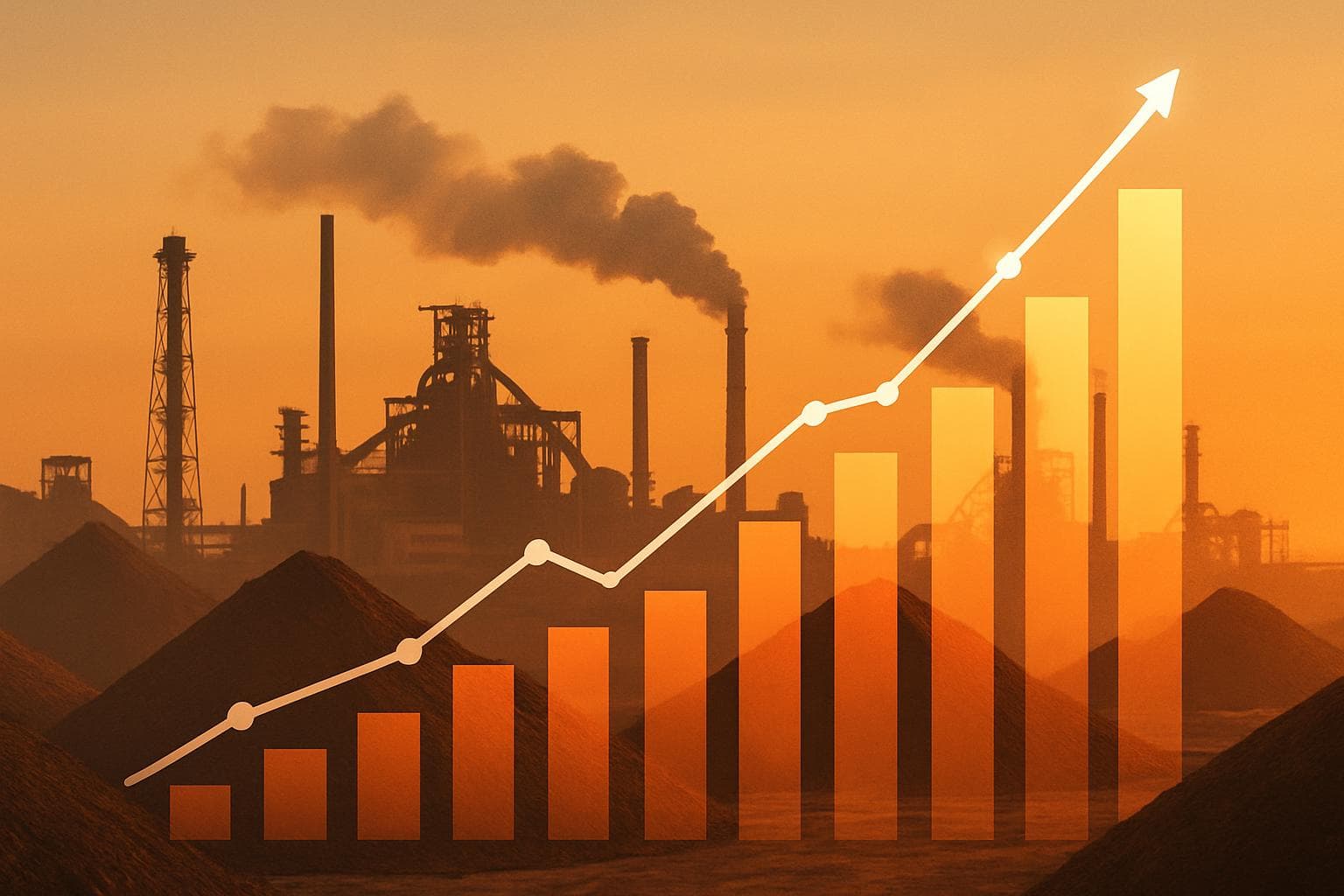 Imagem de destaque: CSN dispara em dezembro, lidera Ibovespa e mira novos patamares