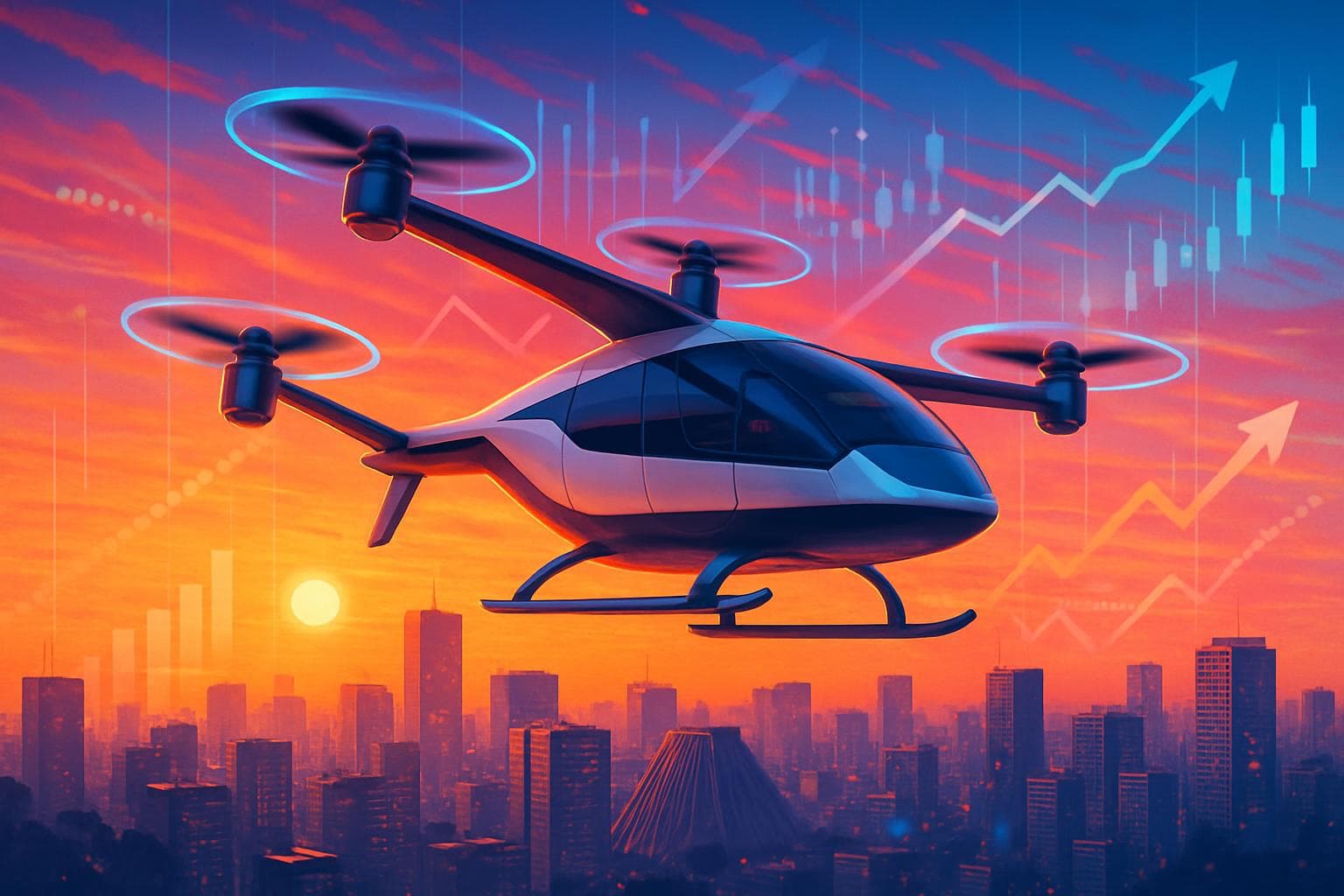 Imagem de destaque: Eve Air Mobility lista BDRs na B3 e reforça inovação aeronáutica brasileira