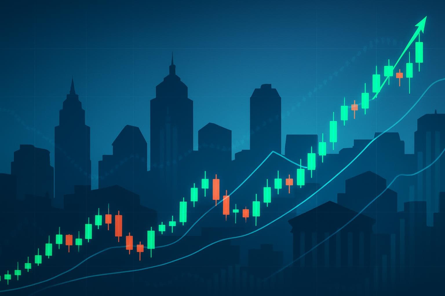 Imagem de destaque: Futuros do Dow Jones sobem à espera de indicadores-chave dos EUA