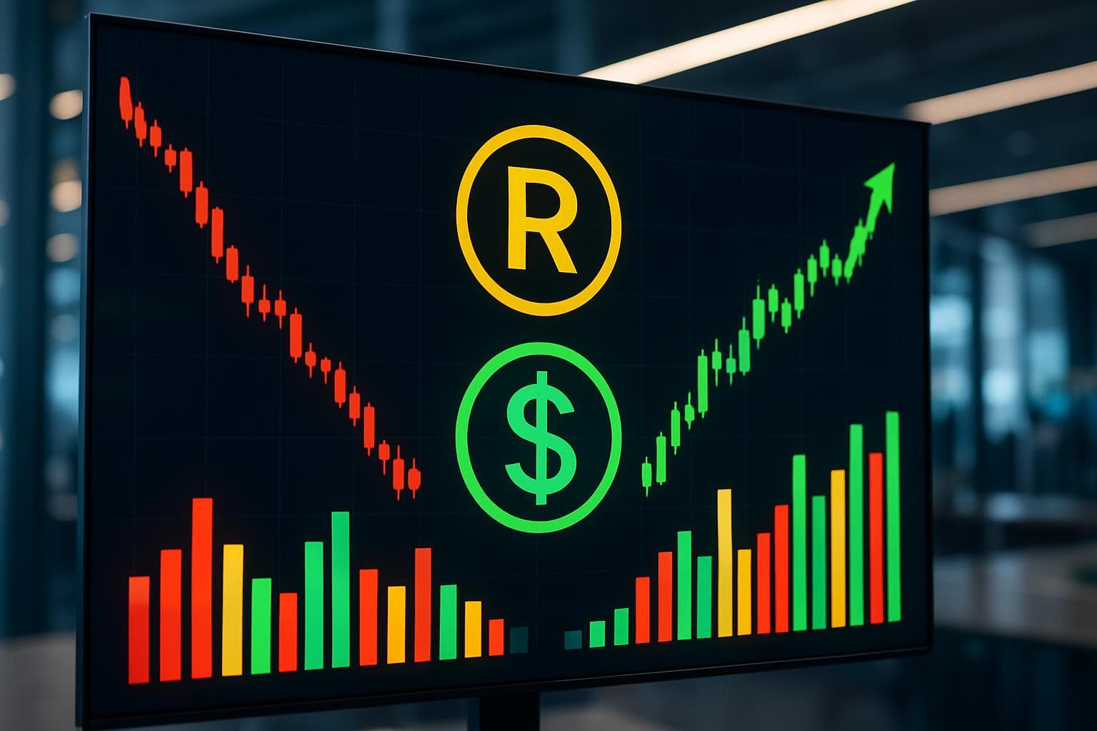 Imagem de destaque: Ibovespa, Dólar e Juros Reagem à Manutenção da Selic e Corte do Fed