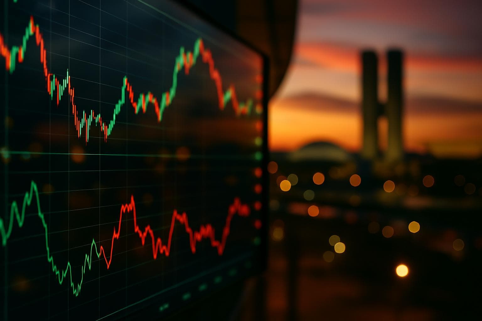 Imagem de destaque: Ibovespa oscila entre decisões do Fed, Copom e tensão política em Brasília