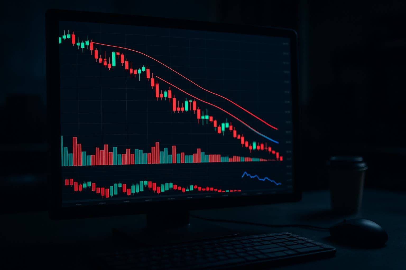 Imagem de destaque: Ibovespa recua 1% com vencimento de opções e realização de lucros