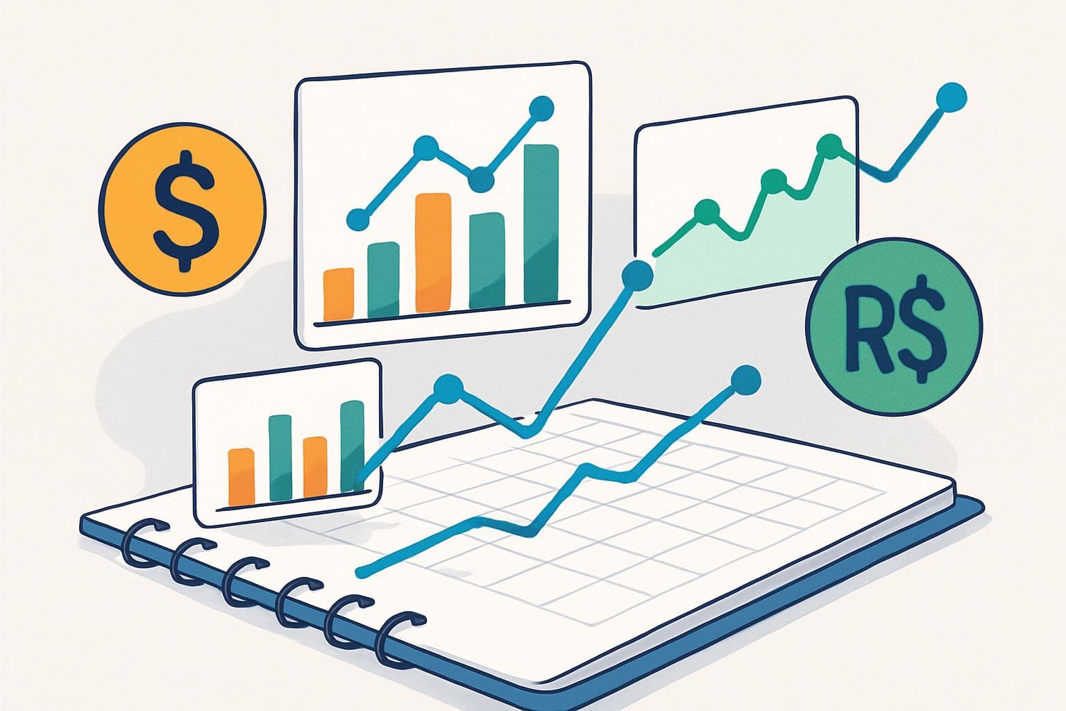 Imagem de destaque: Mercados reajustam ritmo com indicadores represados dos EUA e dados-chave do Brasil