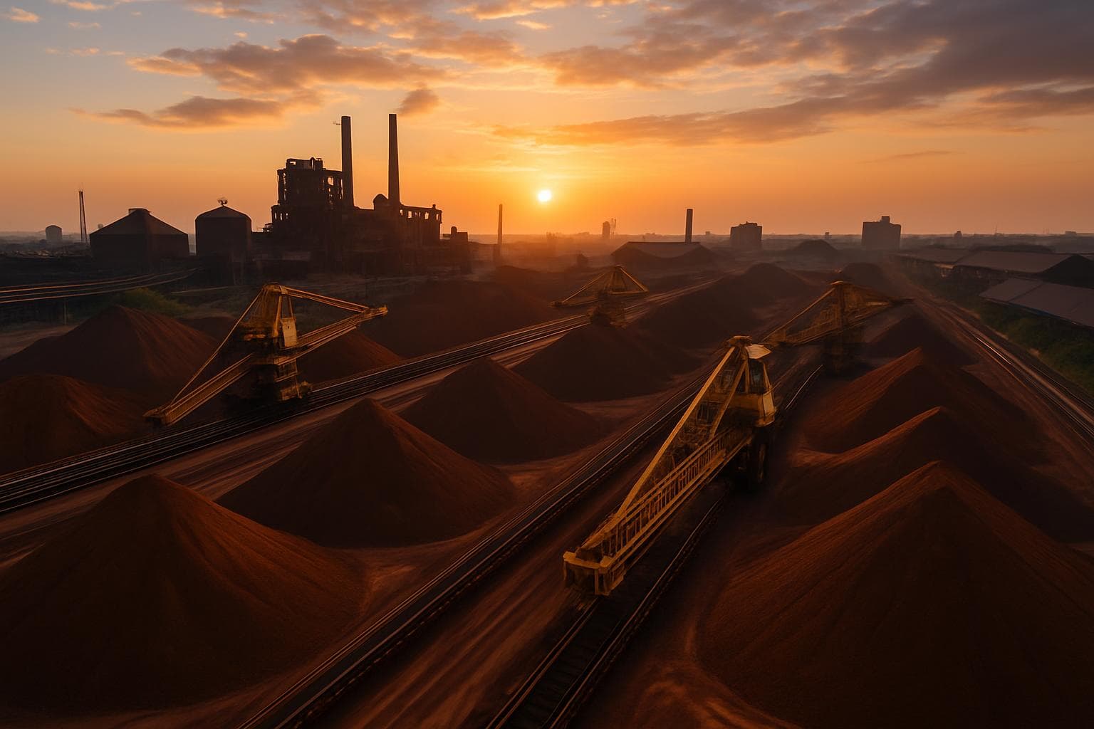 Imagem de destaque: Ações de mineradoras e siderúrgicas sobem com alta do minério de ferro