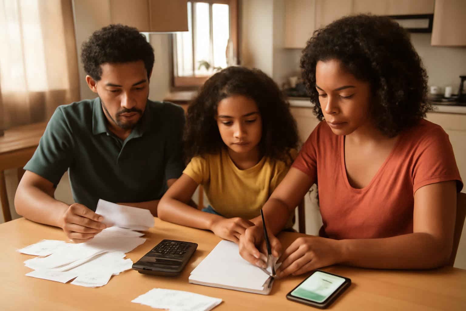 Imagem de destaque: Como montar um orçamento familiar do zero: passo a passo simples para organizar a vida financeira