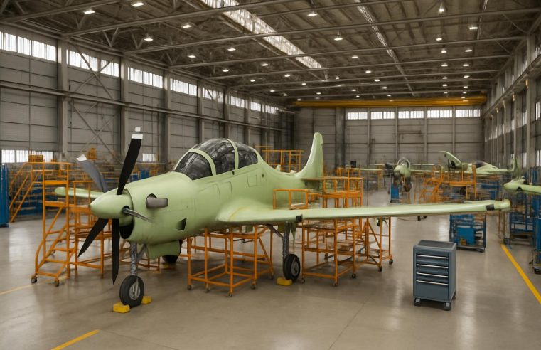 Embraer e Portugal avançam em estudo para linha de montagem de Super Tucanos