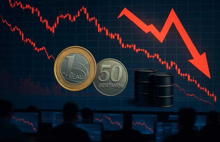 Ibovespa cai 2,4% com ata do Copom austera e recuo do petróleo; dólar fecha a R$ 5,46