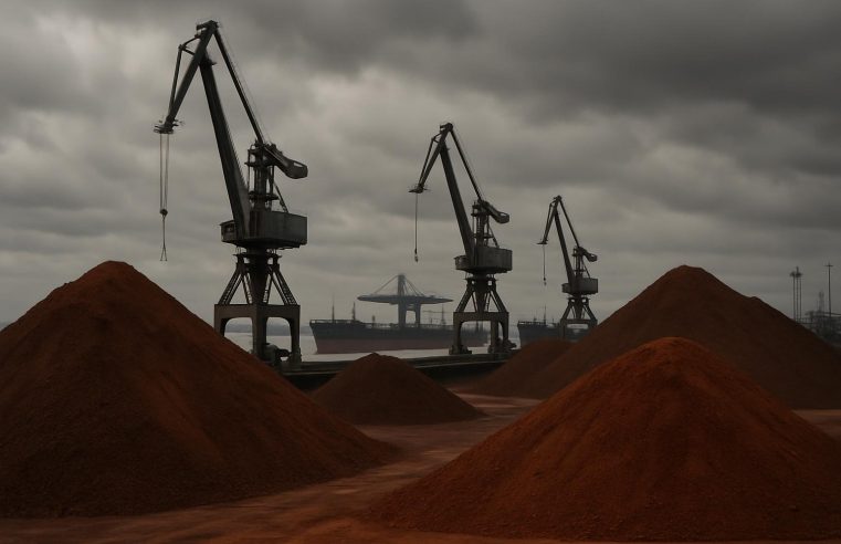 Demanda fraca na China pressiona e derruba preços do minério de ferro