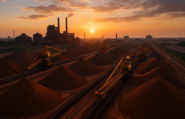 Ações de mineradoras e siderúrgicas sobem com alta do minério de ferro