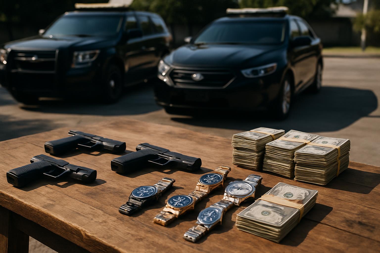 Nova fase da PF no INSS: apreensão de armas, carros de luxo e relógios em operação contra fraudes
