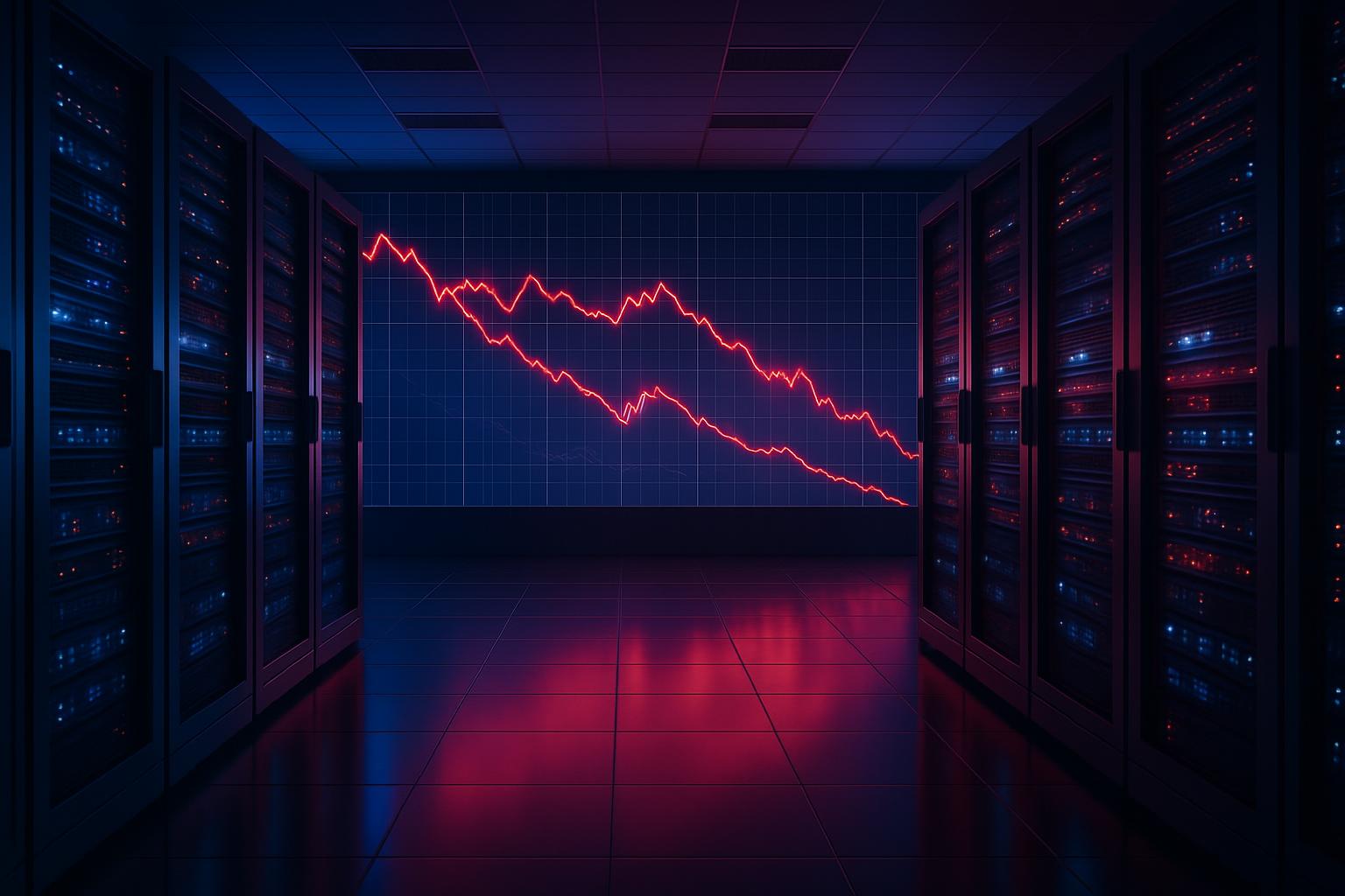 Ações da Oracle despencam após gastos elevados em IA e resultados abaixo do esperado