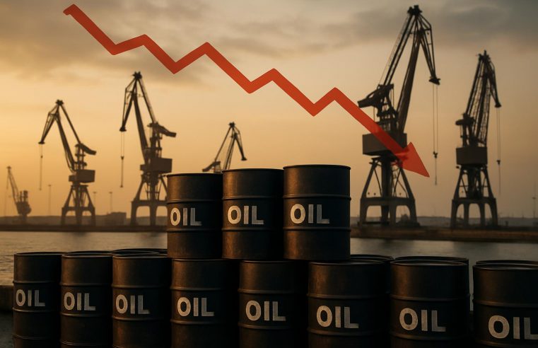 Petróleo recua com avanços de paz na Ucrânia e oferta abundante