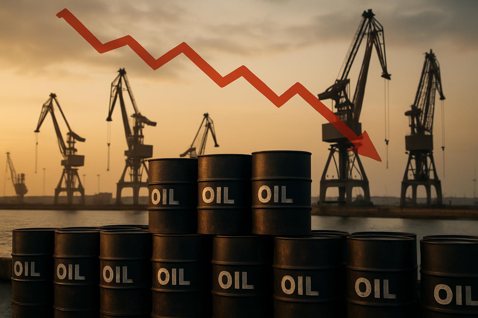 Petróleo recua com avanços de paz na Ucrânia e oferta abundante